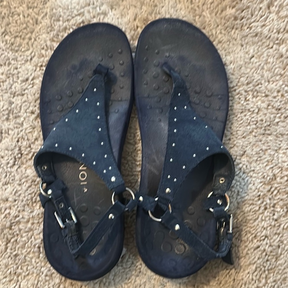 Vionic Women's Shoes in Black and Blue - Picture 3 of 5